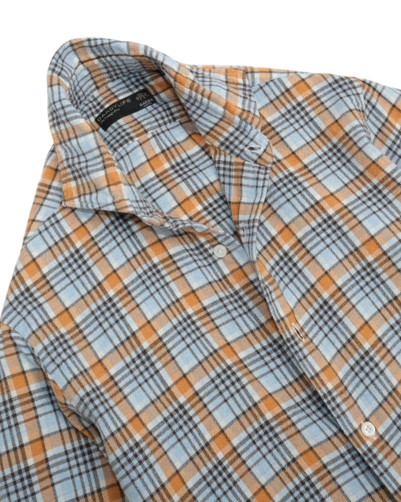 Multicolored Check Flannel Shirt