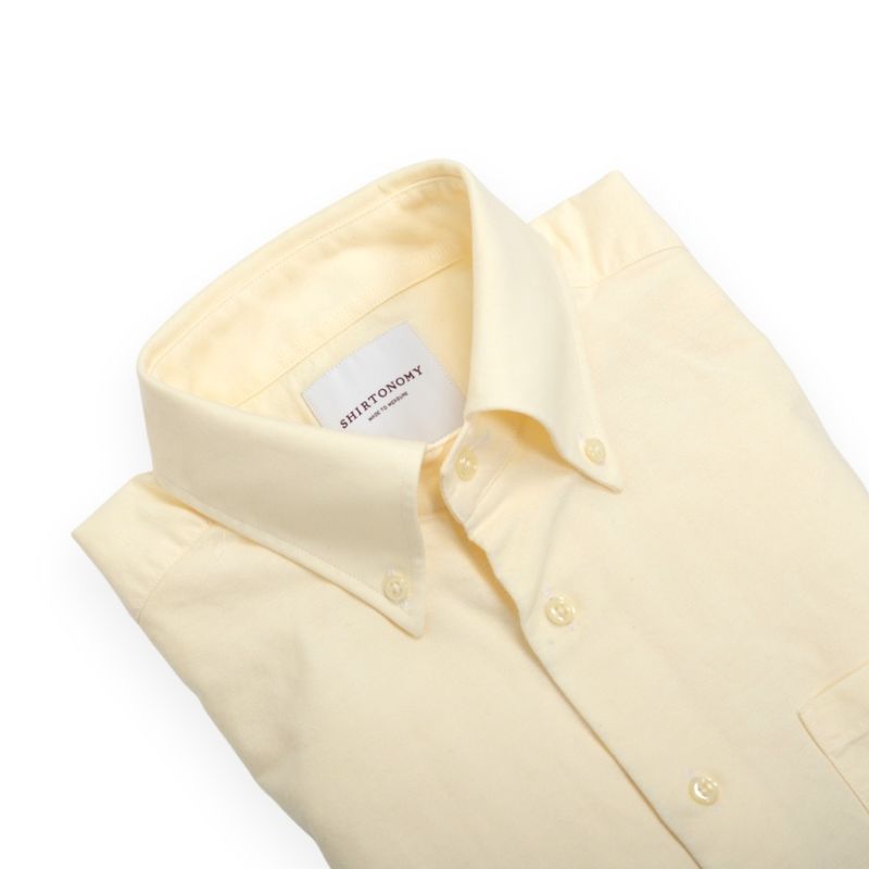 Pale Yellow OCBD Shirt