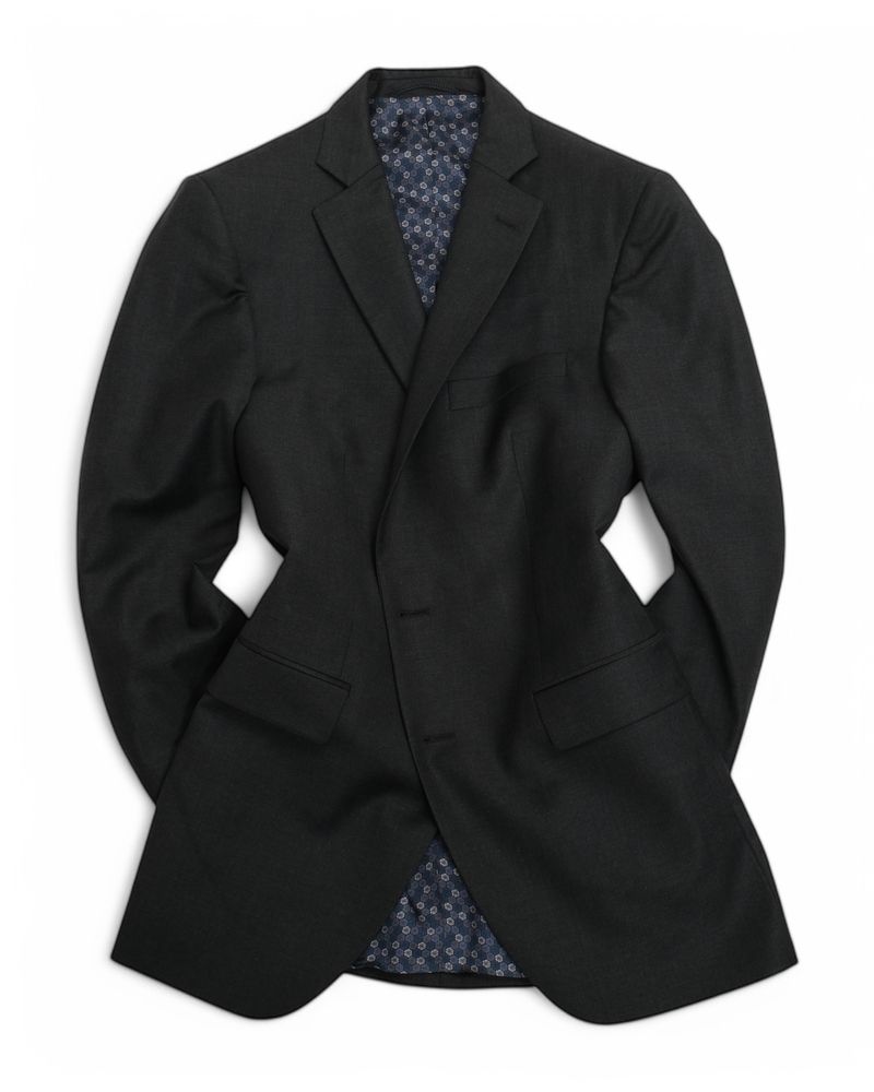 Dark Grey Super 100's Wool Suit