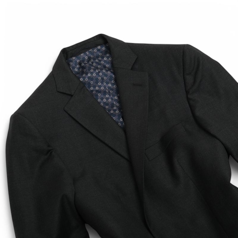 Dark Grey Super 100's Wool Suit