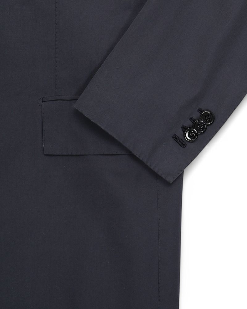 Mid Blue Scabal Cotton Suit