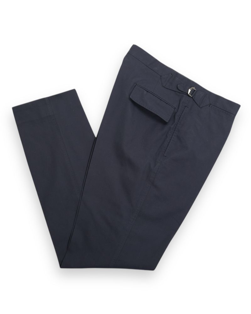 Mid Blue Scabal Cotton Suit