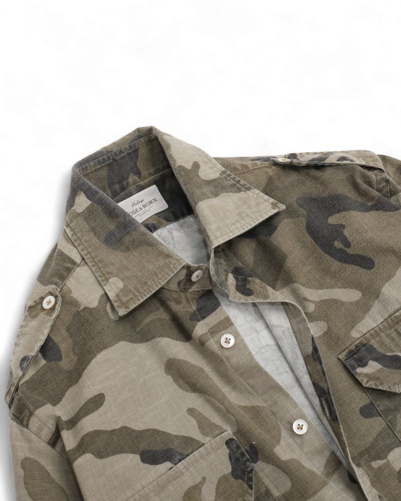 Grey/Sage Camo Shirt