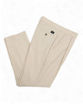 Off-White High-Rise Pleated Cotton Trousers