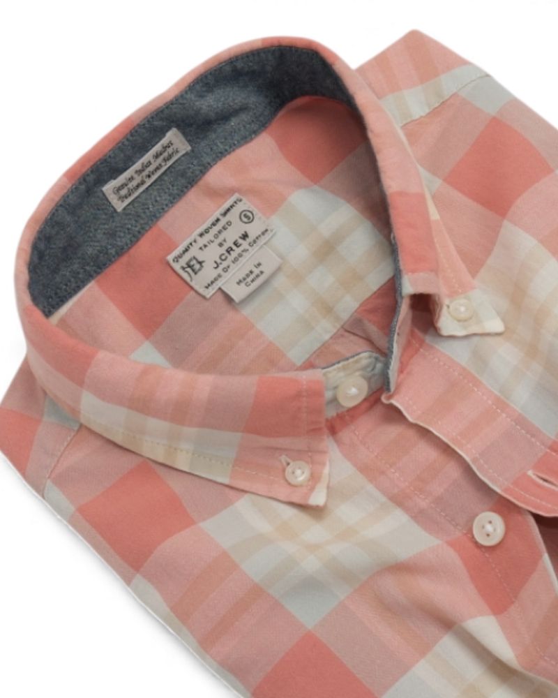 Peach BD. Madras Checked Shirt