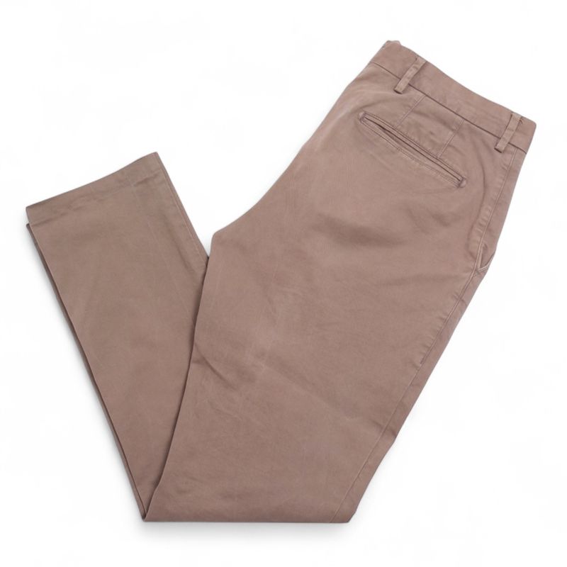 Brown Cotton Chinos