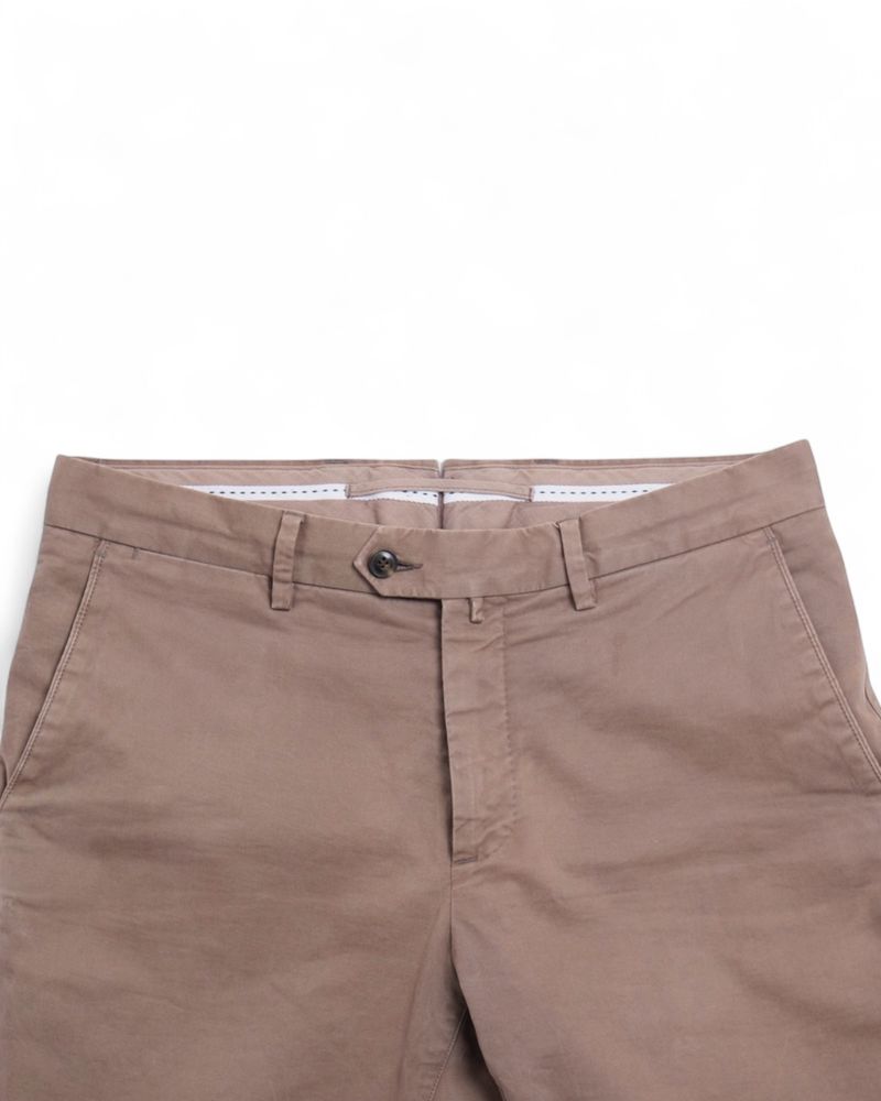 Brown Cotton Chinos
