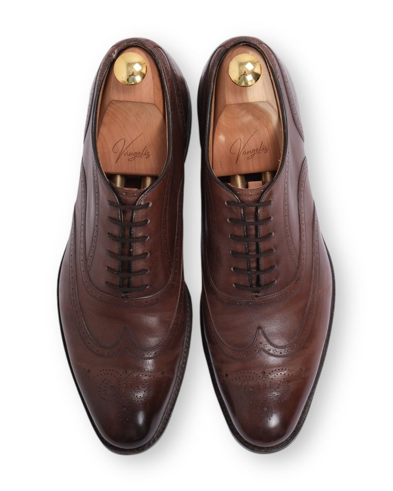 Dark Brown Brogue Oxfords