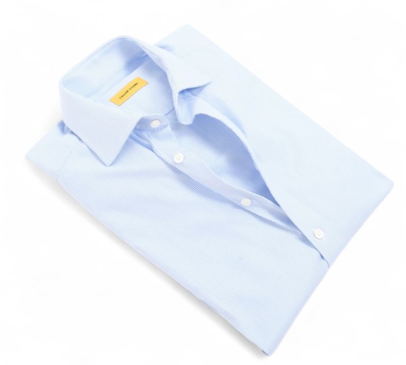 Blue/White Striped Cotton Shirt