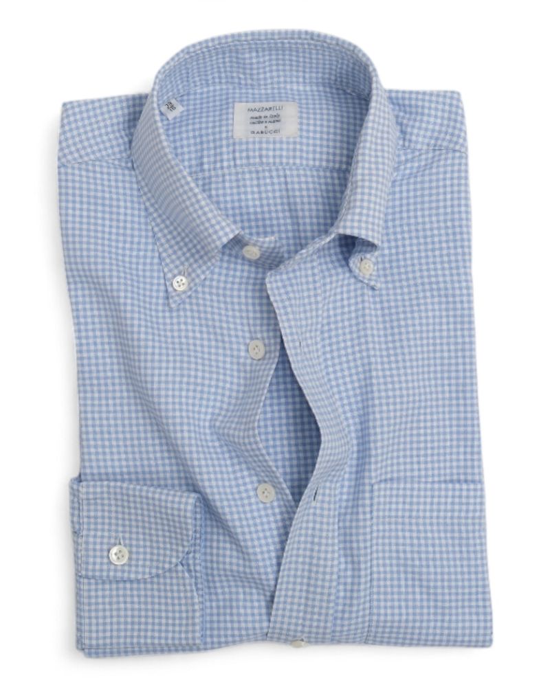 Blue/White Checked OCBD Shirt