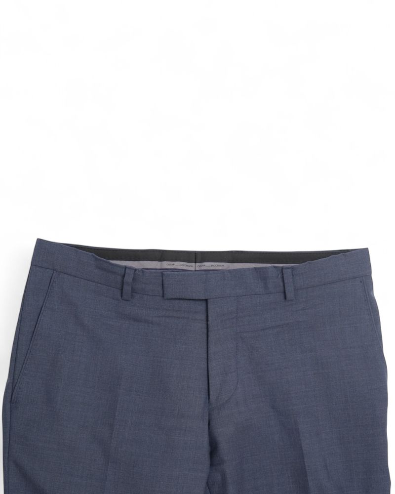 Mid Blue VBC. Wool Trouser