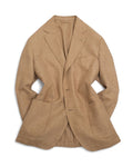 Beige Silk/Linen/Cotton Sports Jacket