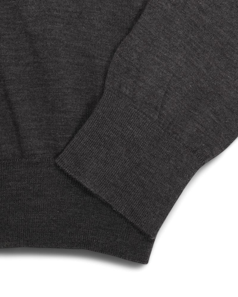 Dark Grey Merino Rollneck