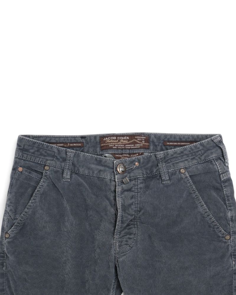 Faded Grey/Blue 5-Pocket Cords