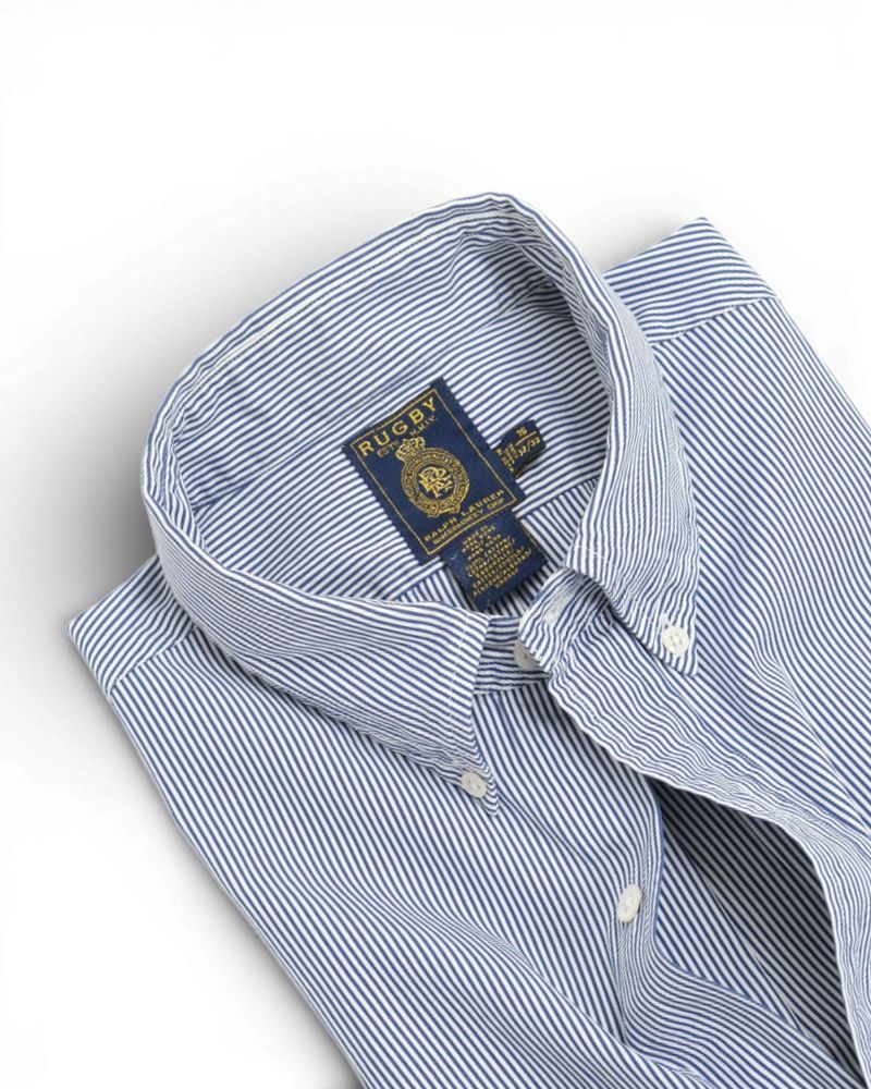 Blue/White Striped BD. Shirt