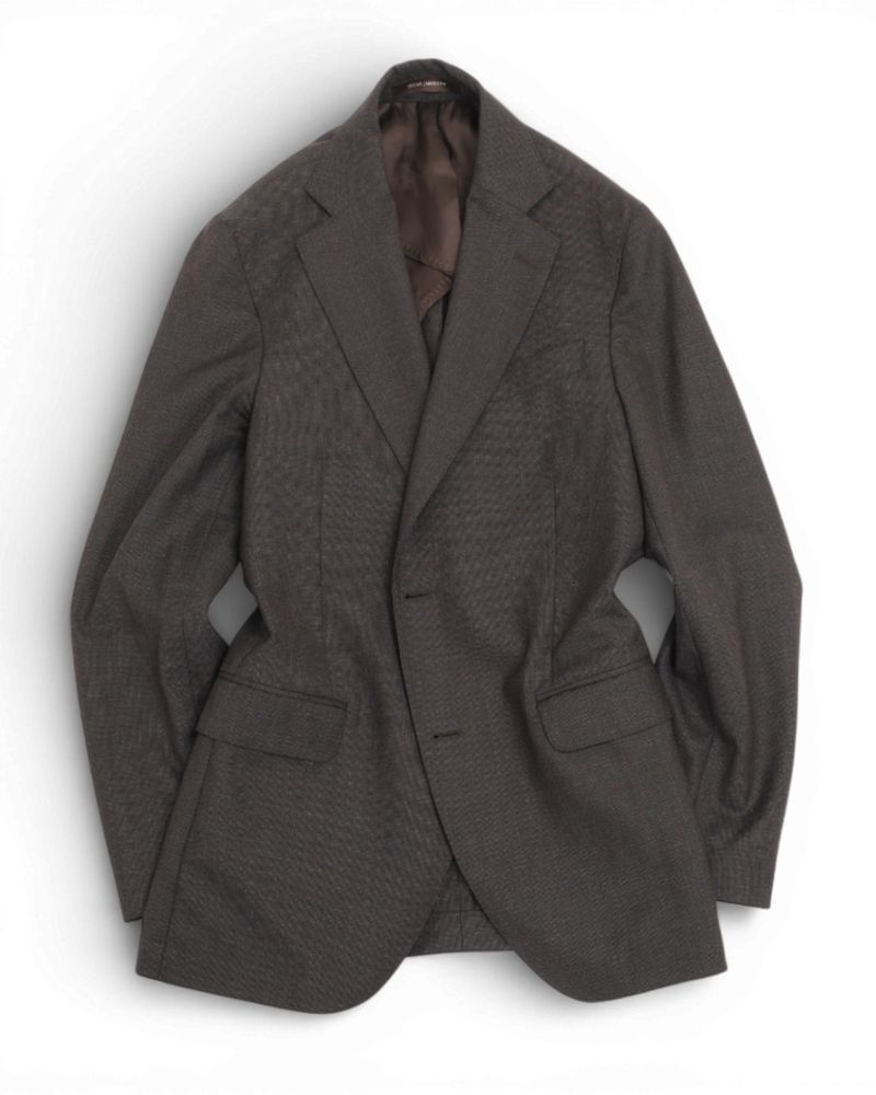 Dark Brown Wool Suit