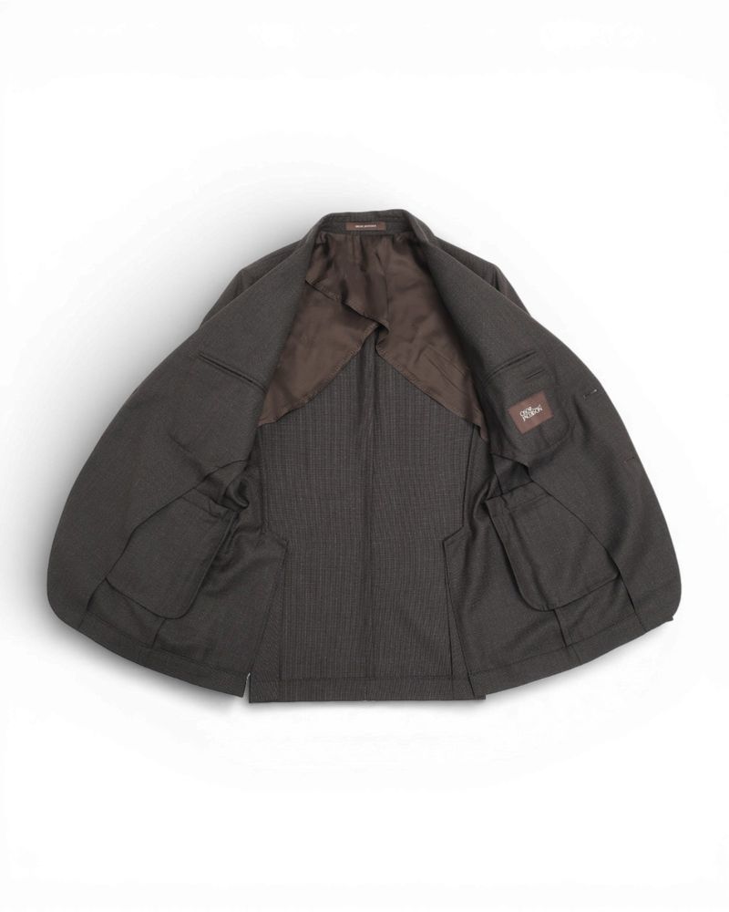 Dark Brown Wool Suit