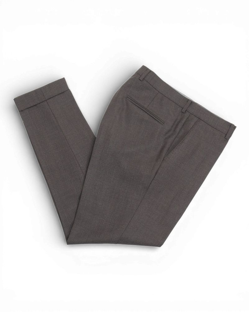 Dark Brown Wool Suit