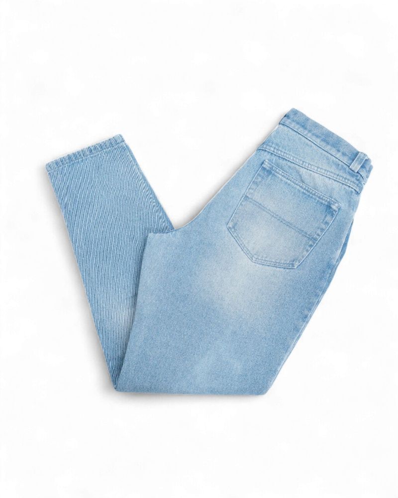 Light Wash High-Rise Jeans