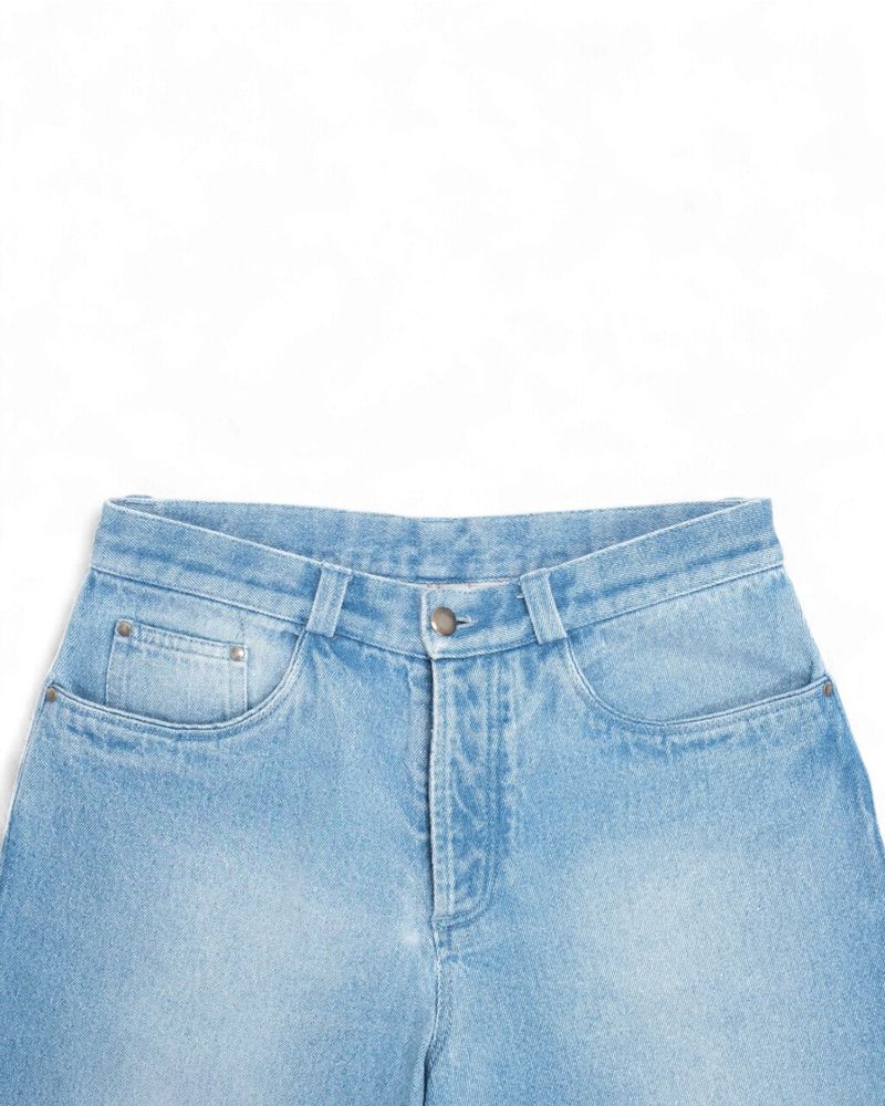 Light Wash High-Rise Jeans