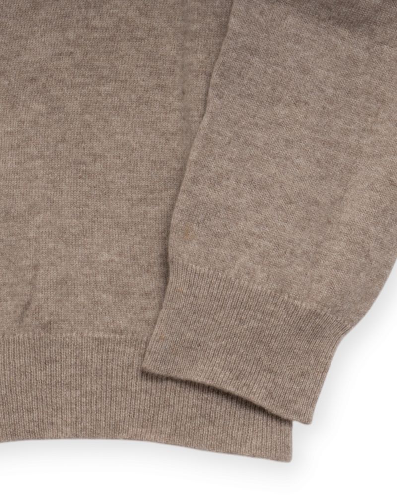 Taupe Cashmere Rollneck