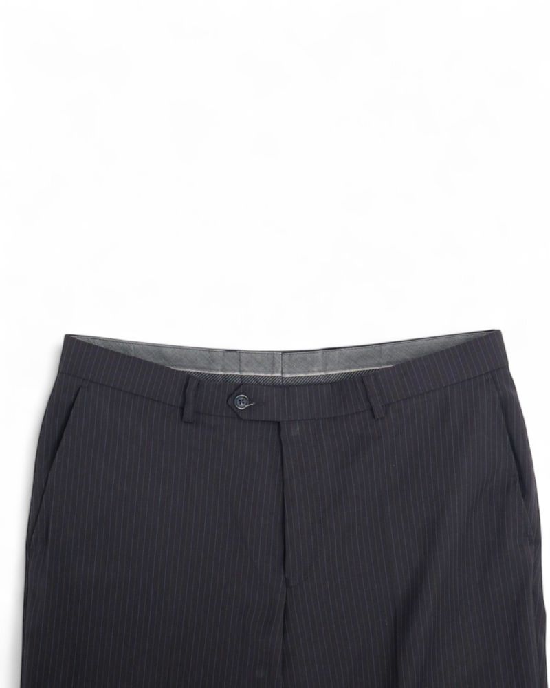 Dark Grey Pinstripe Suit