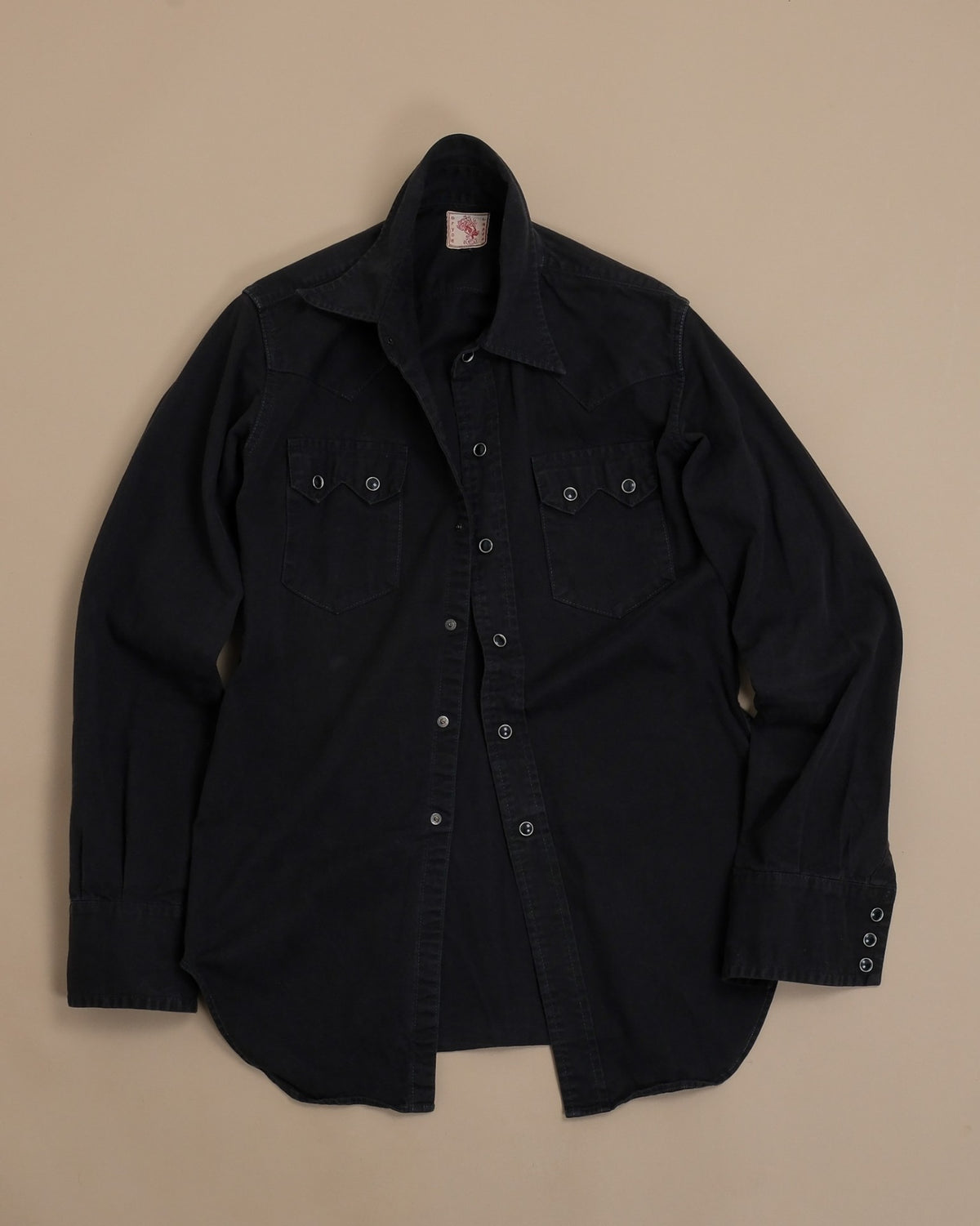 Black Twill Sawtooth Westerner by Bryceland's.