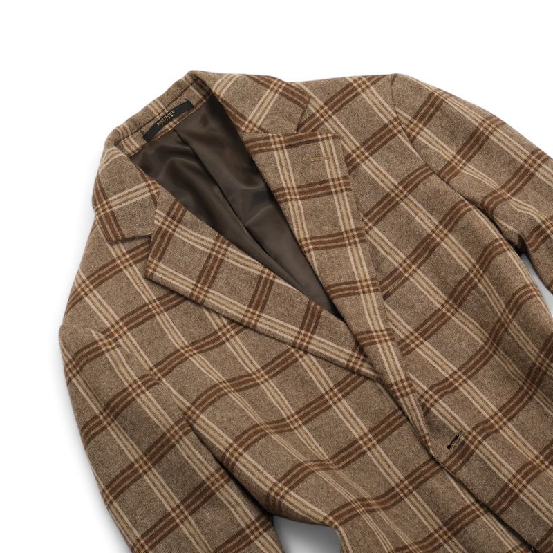 Beige Checked Sports Jacket