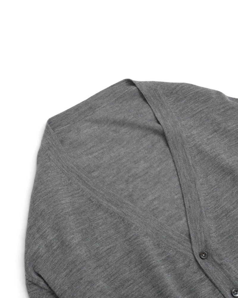 Grey Cashmere & Silk Cardigan
