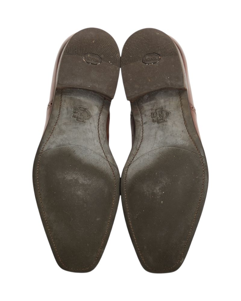 Chestnut Semi Brogue Cap Toe Asquith Oxfords