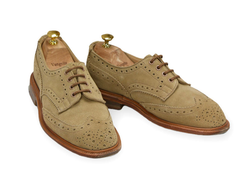 Sand Beige Suede Derbies