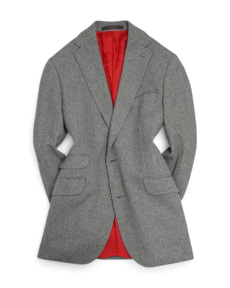 Grey Single Breasted Sports Jacket