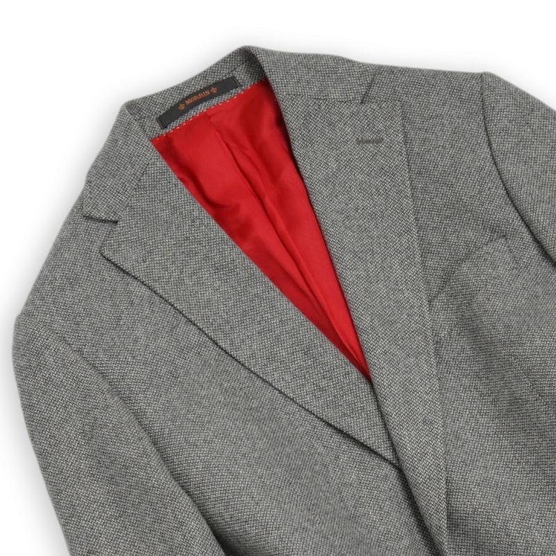 Grey Single Breasted Sports Jacket