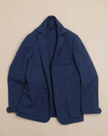 The Navy Cotton Twill Safari Jacket by Cad & The Dandy.