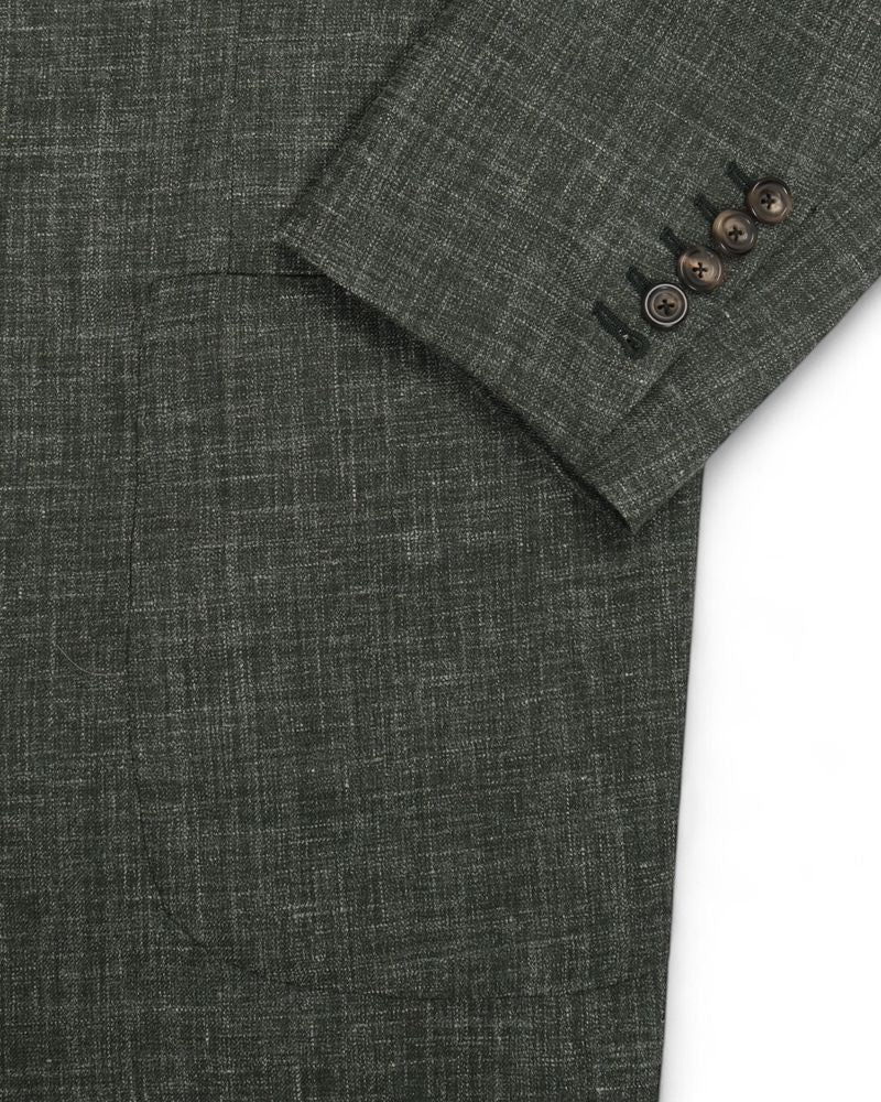 Green Melange Bespoke Sports Jacket