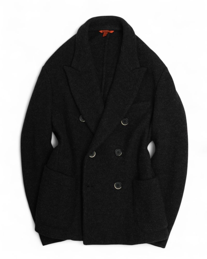 Dark Grey DB. Knitted Wool Sports Jacket