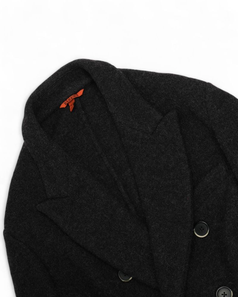 Dark Grey DB. Knitted Wool Sports Jacket