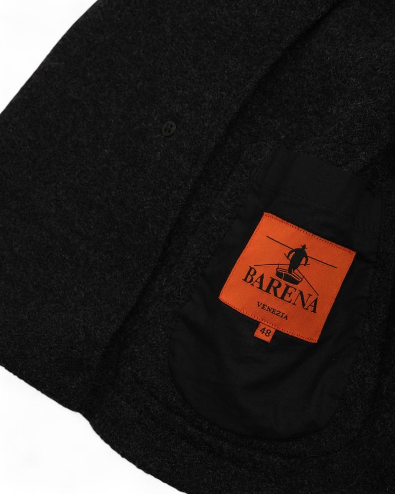 Dark Grey DB. Knitted Wool Sports Jacket