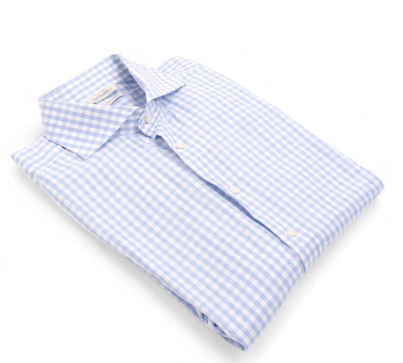 Blue/White Checked Shirt