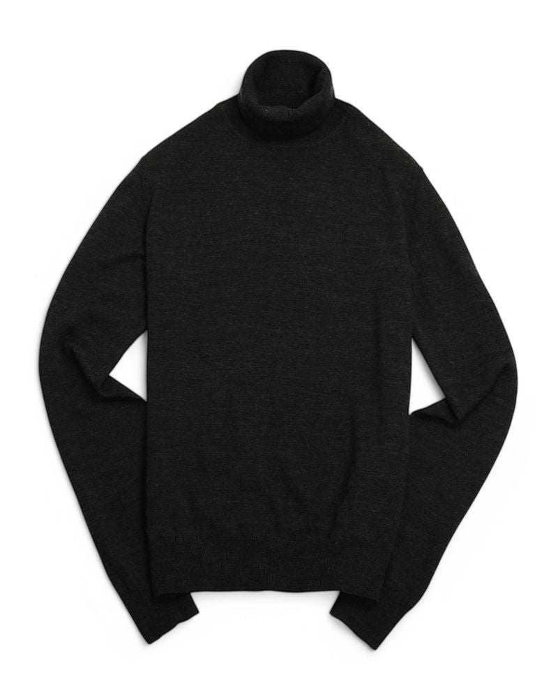Dark Grey Wool Rollneck