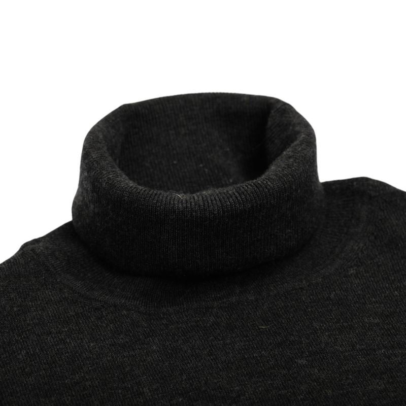 Dark Grey Wool Rollneck