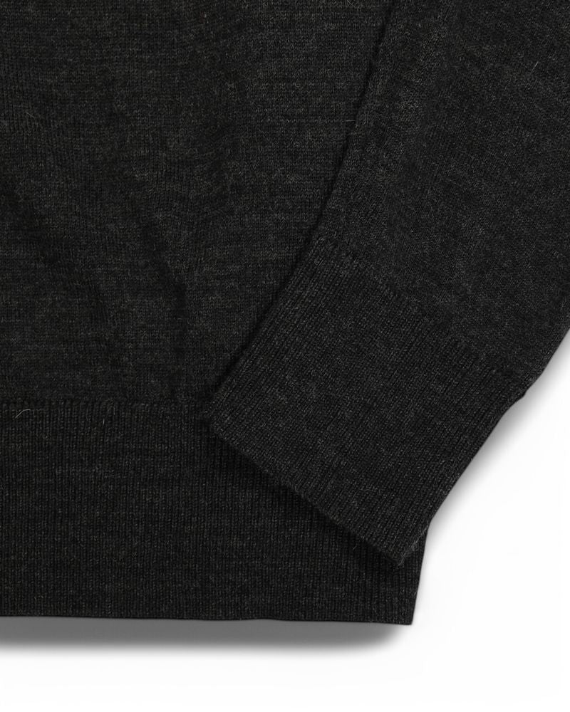 Dark Grey Wool Rollneck