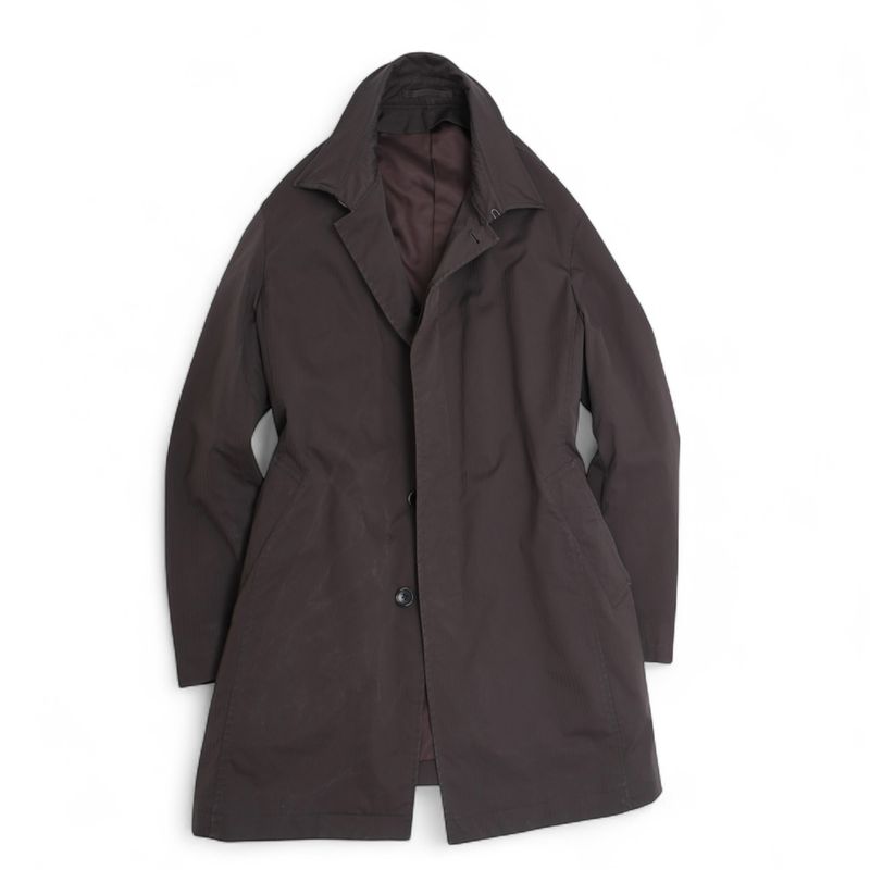 Ash Sage Car Coat & Blackwatch Vest