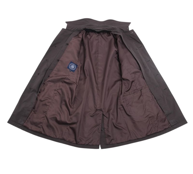 Ash Sage Car Coat & Blackwatch Vest