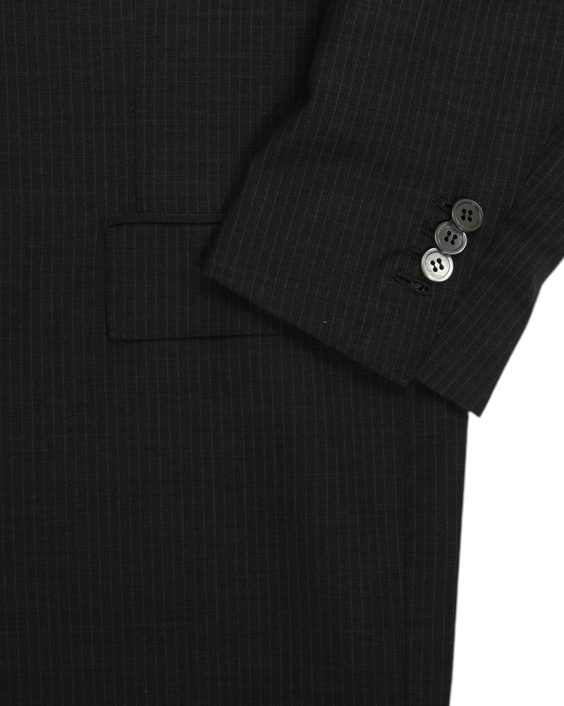 Grey Pinstripe Virgin Wool Suit