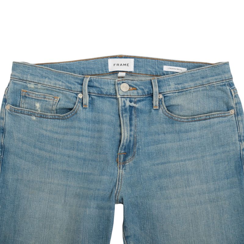 Light Blue 5-Pocket Denim Jeans