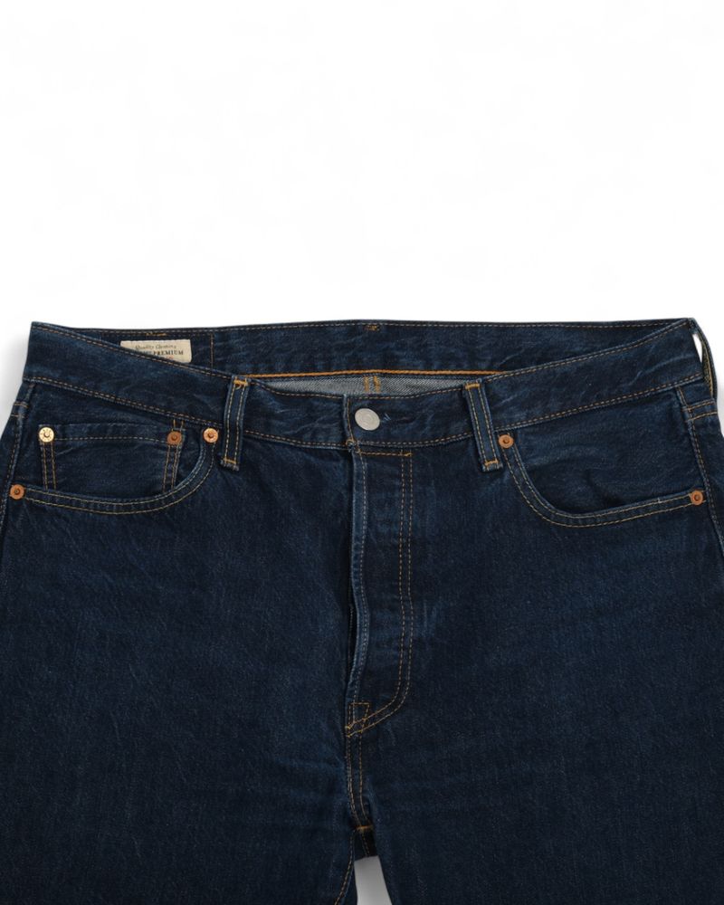 Dark Blue High Rise 501 Jeans
