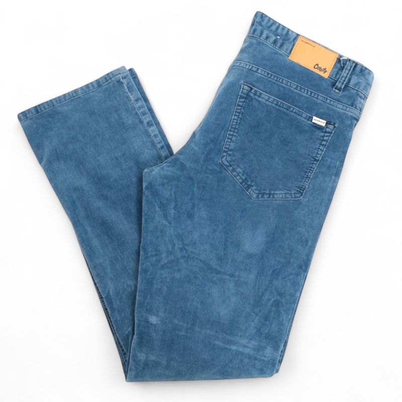 Faded Blue Corduroy Trouser
