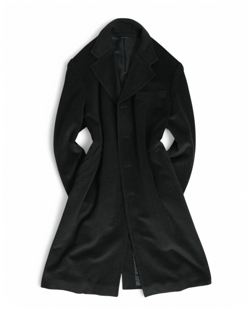 Dark Grey Wool Coat