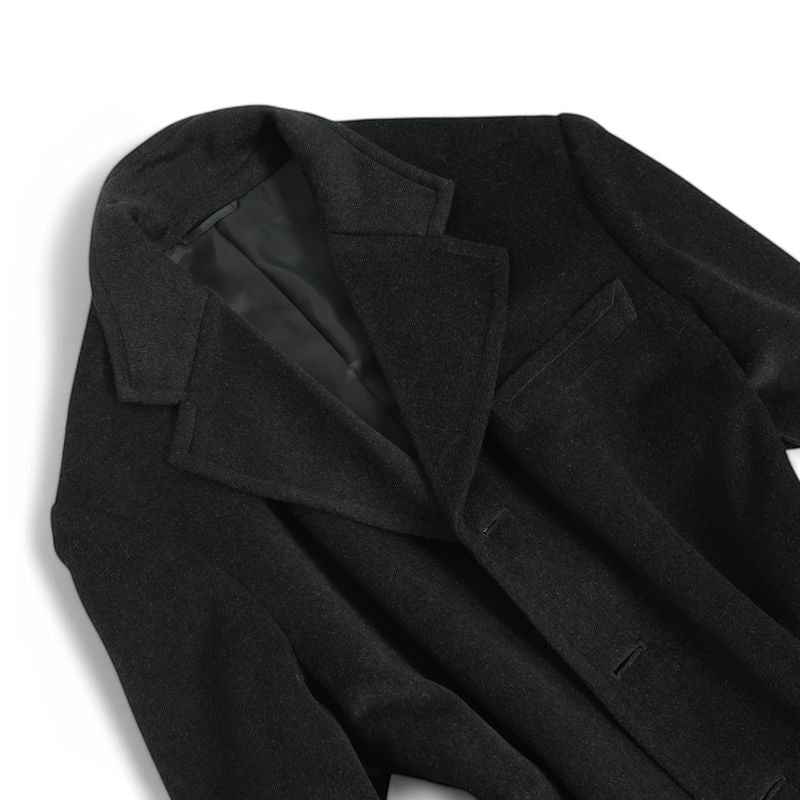 Dark Grey Wool Coat